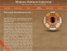 Tablet Screenshot of marthastruever.com